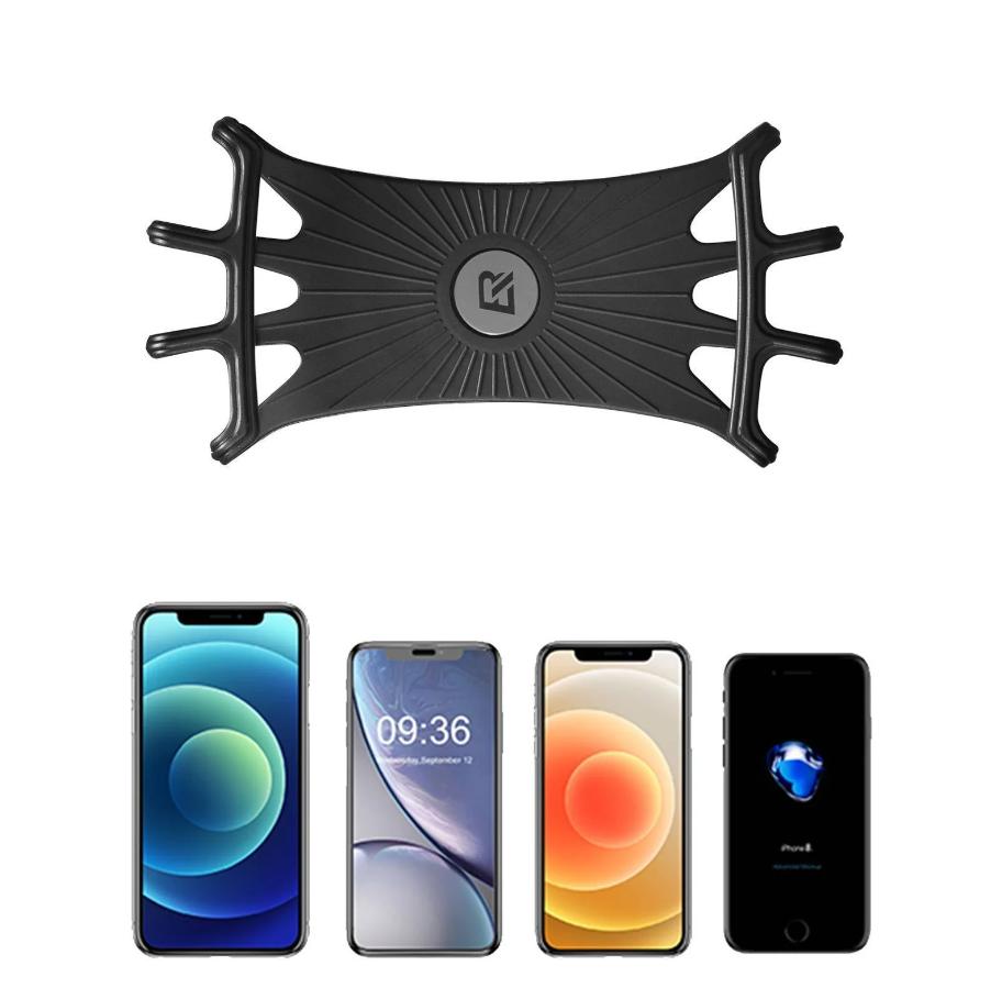 ROCKBROS soporte para el móvil muestra compatibilidad con distintos modelos de teléfono