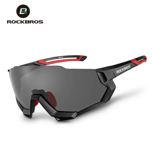 ROCKBROS Gafas de ciclismo fotocromáticas Gafas de sol para bicicleta Protección UV400 para hombres y mujeres